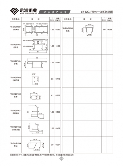 YR-DQJF窗紗一體系列簡(jiǎn)圖